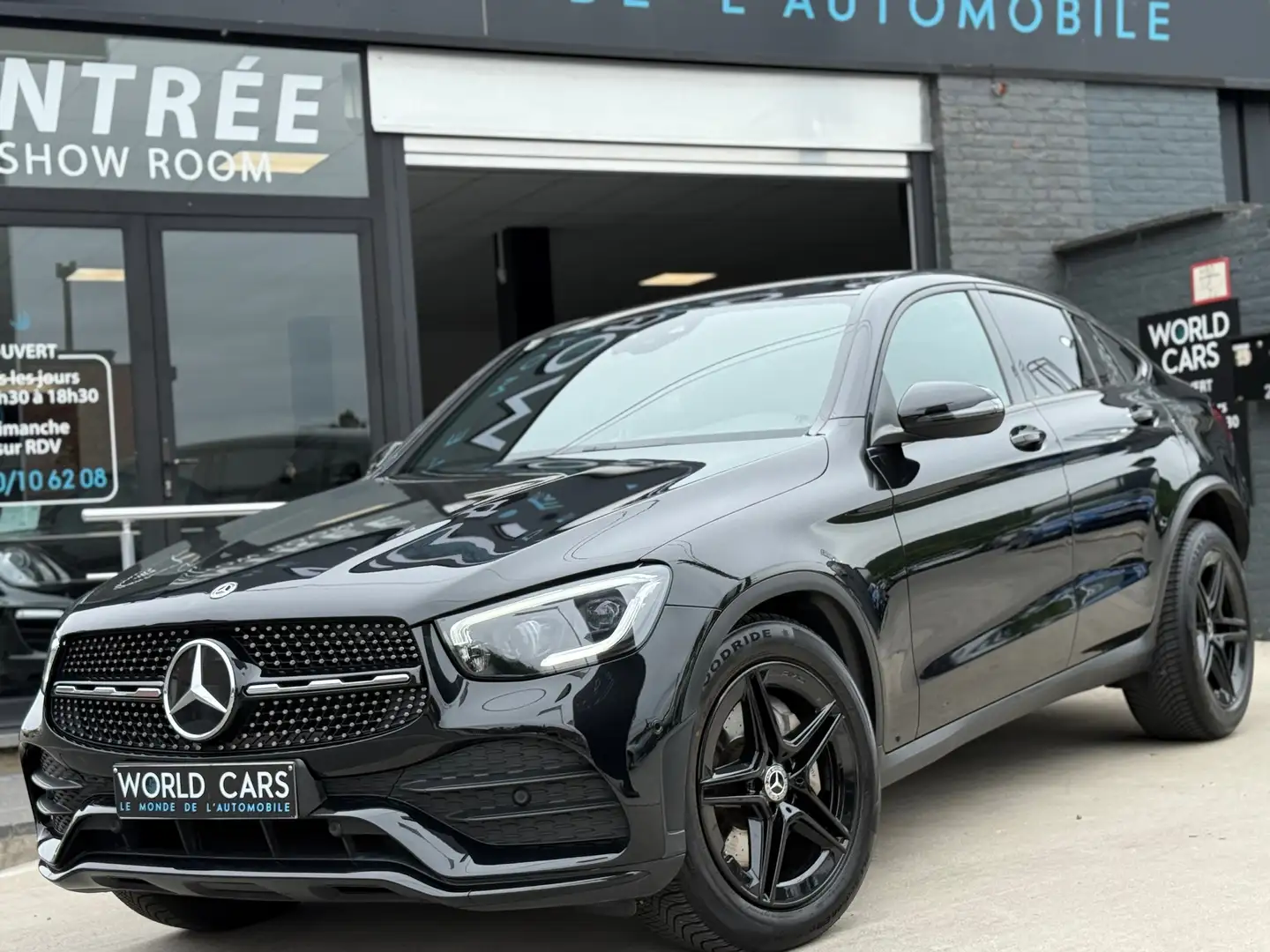 Mercedes-Benz GLC 200 d Coupé 4-Matic PACK AMG/ COCKPIT/ NAVI/ CAMERA Zwart - 1