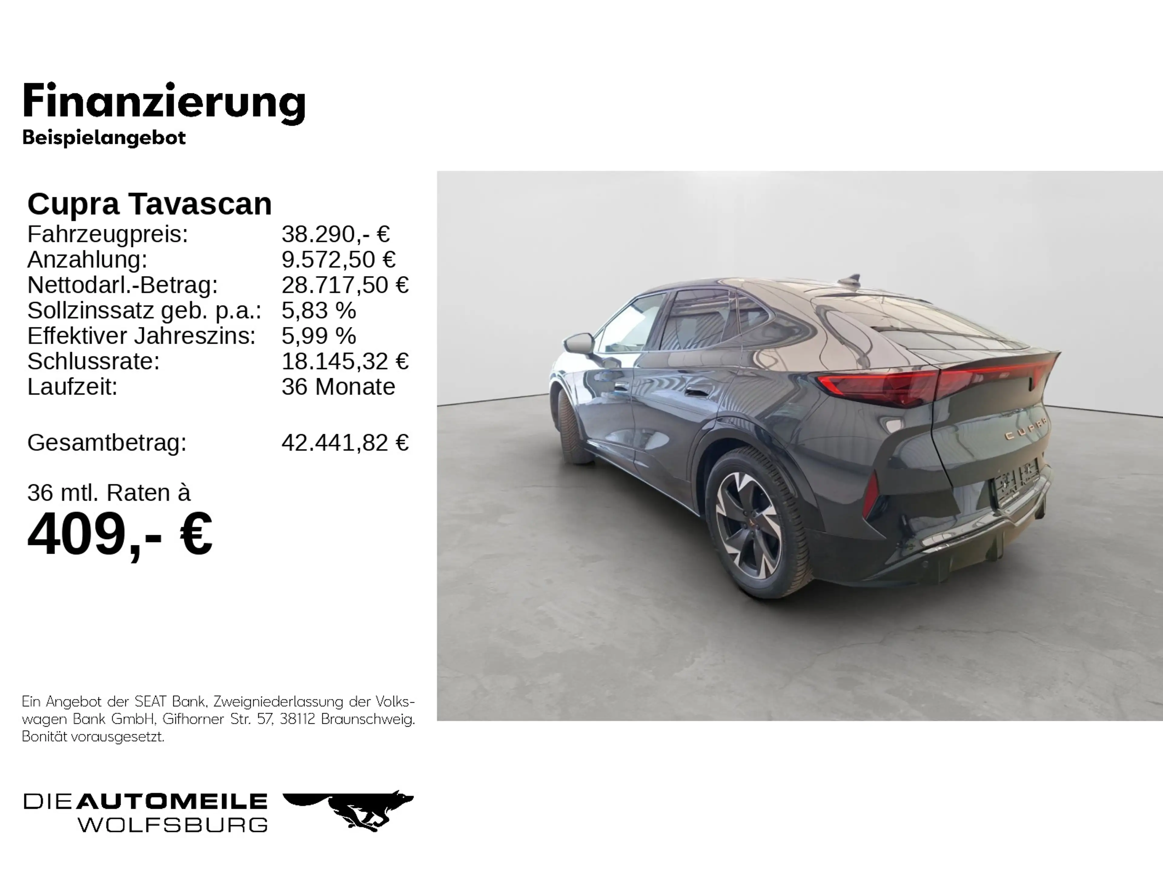CUPRA Tavascan Endurance KAM/WäPu/NAVI/SITZHZ — photo 2
