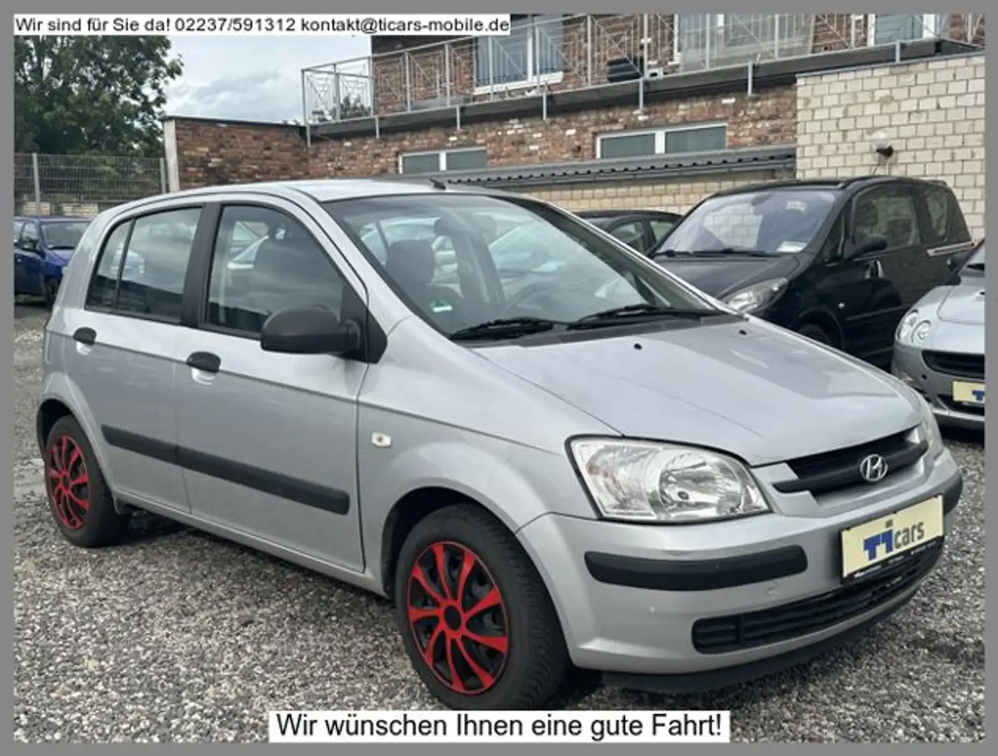 Hyundai Getz 1.1 *5,Türer,Klima,Alwetter* Silber - 2