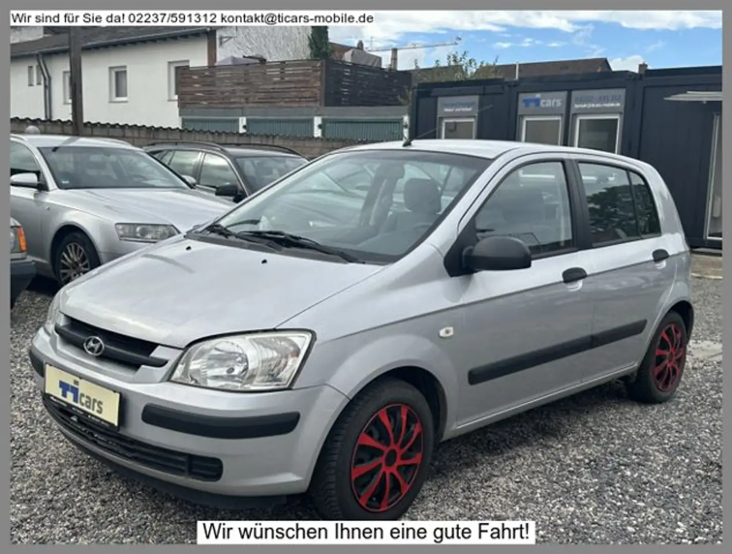 Hyundai Getz 1.1 *5,Türer,Klima,Alwetter* Silber - 1