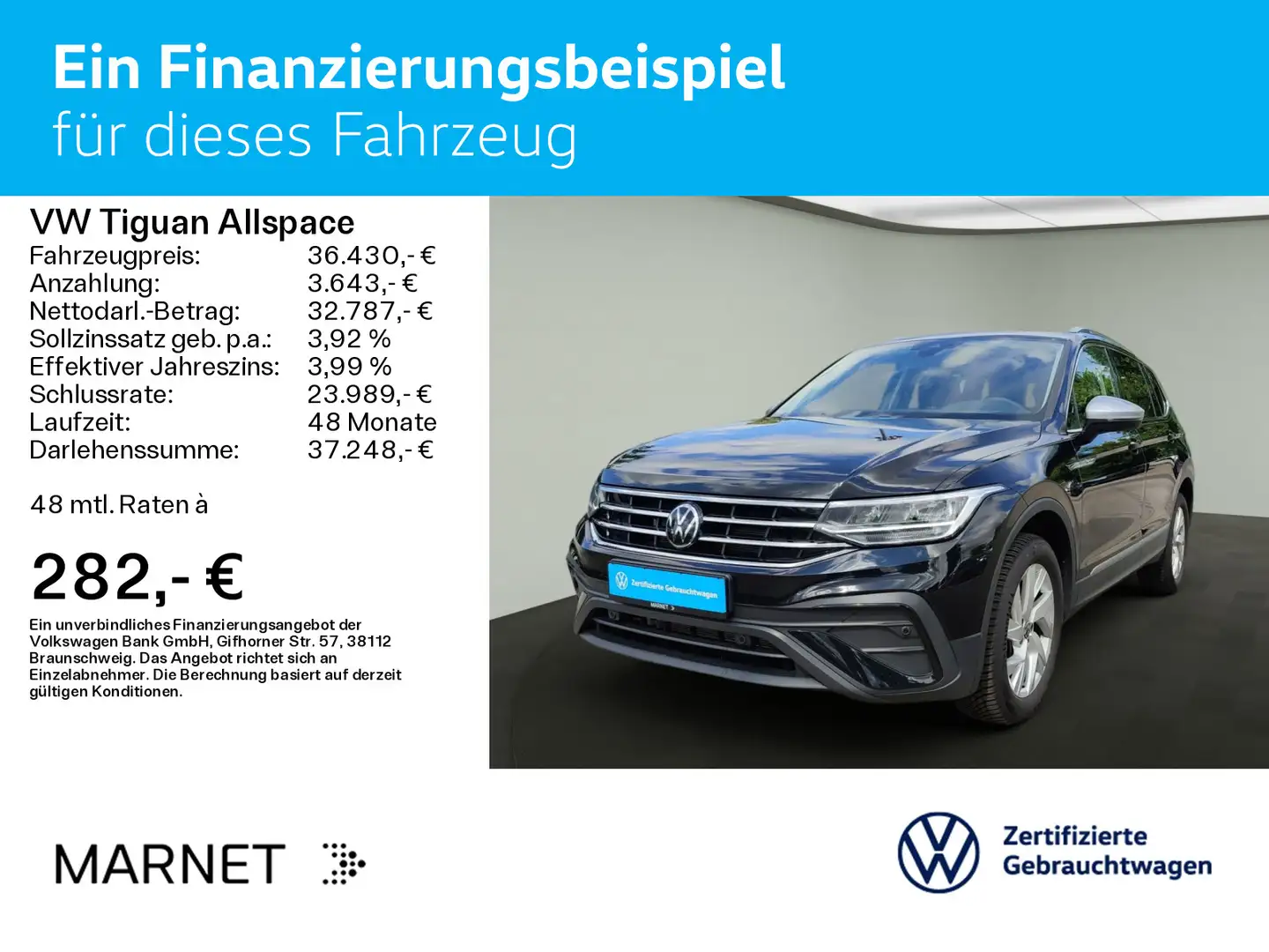 Volkswagen Tiguan Allspace 2.0 TDI DSG LIFE*AHK*KAMERA*LED* Noir - 2
