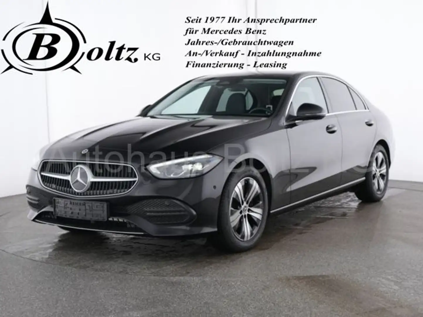 Mercedes-Benz C 180 ENp 53000 SHD AHK Nightcolor Totwinkel Schwarz - 1