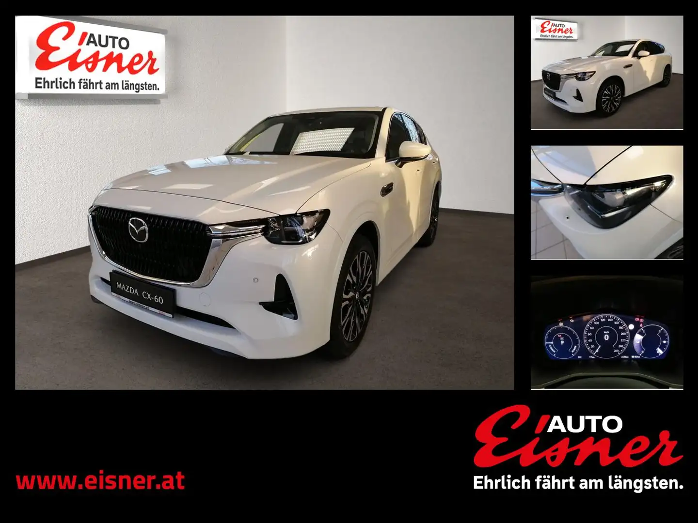 Mazda CX-60 2.5 PHEV Takumi Plus inkl. AHK Weiß - 1