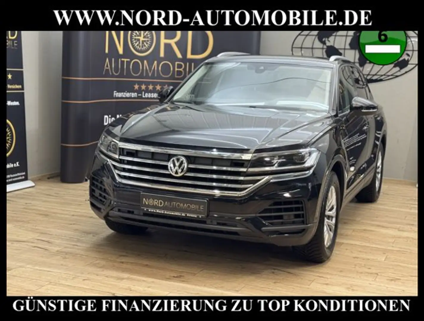 Volkswagen Touareg 4MOT 3.0 TDI Luft/AHK/Kamera/Side&Lane Schwarz - 1
