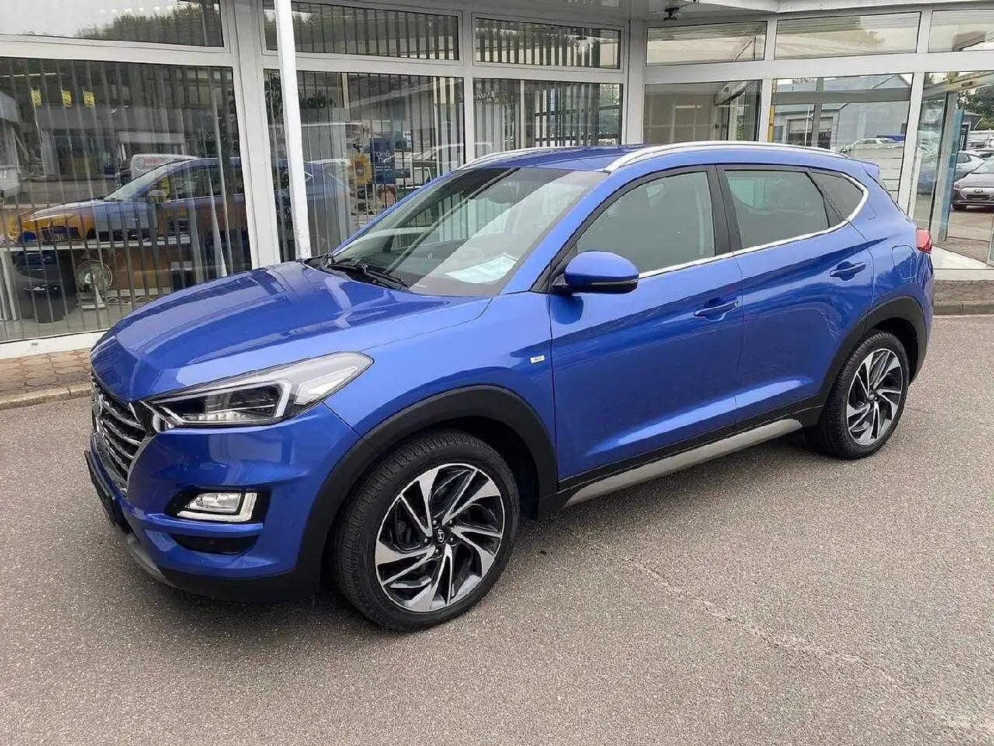 Hyundai TUCSON Style Mild-Hybrid 4WD Bleu - 1