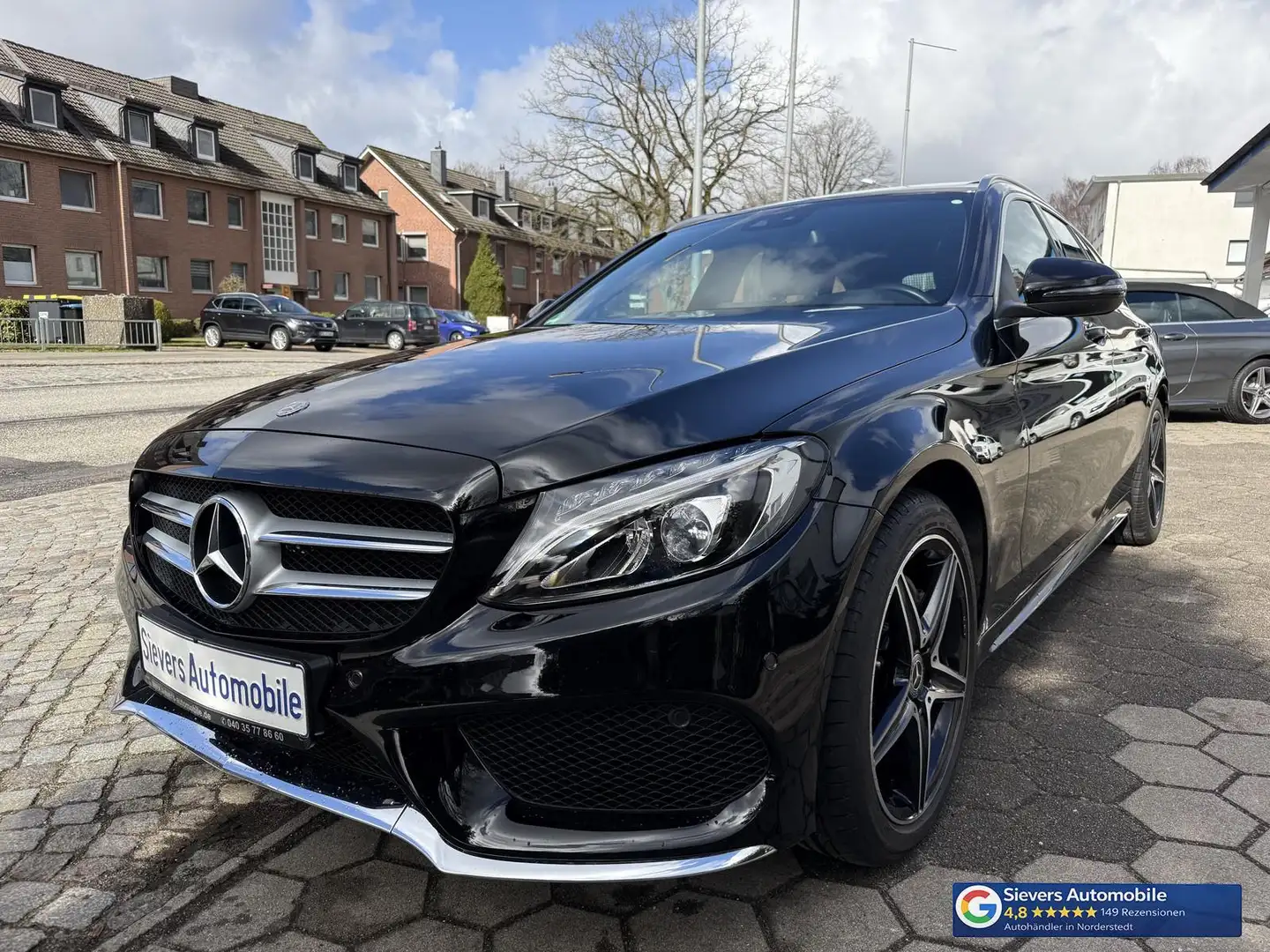 Mercedes-Benz C 200 T Edition AMG 9G-Tronic Pano Leder AHK Navi Schwarz - 1