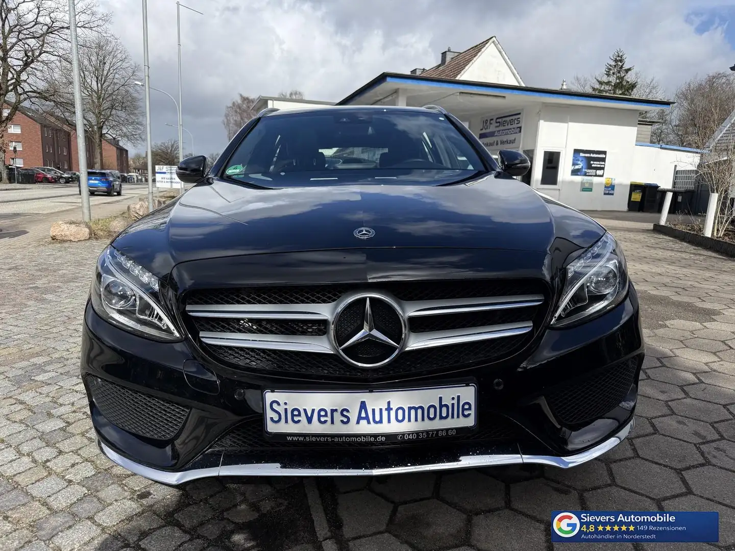 Mercedes-Benz C 200 T Edition AMG 9G-Tronic Pano Leder AHK Navi Schwarz - 2