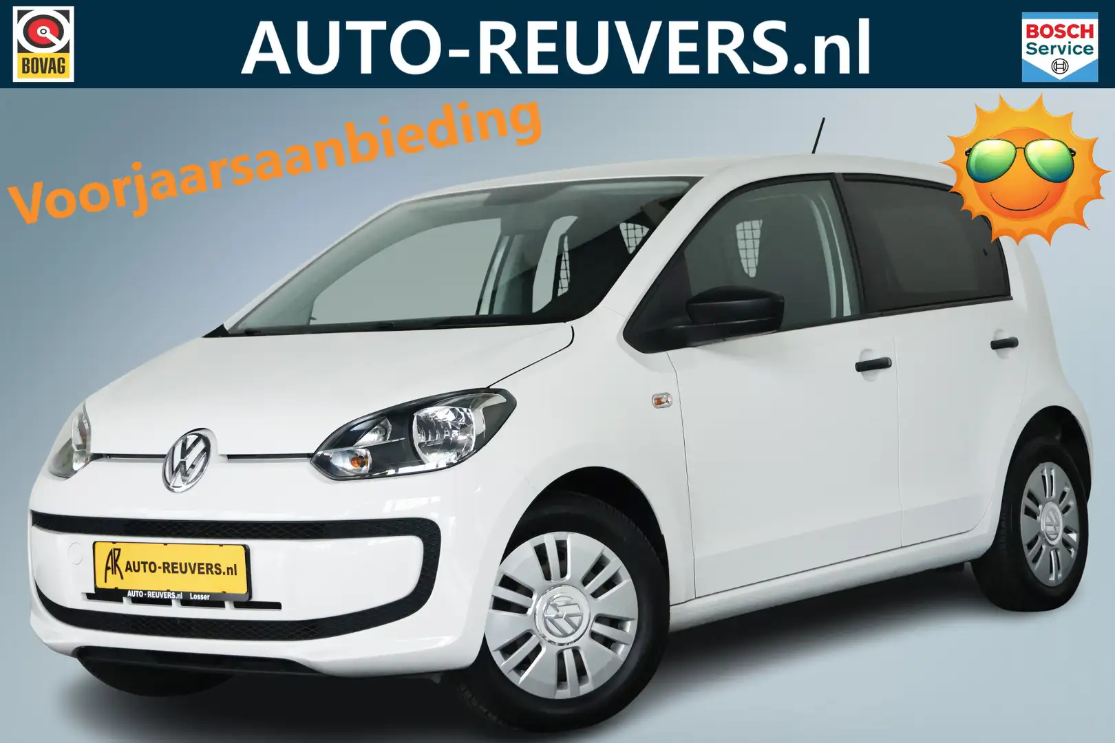 Volkswagen up! 1.0 Load up! (CNG) BlueMotion / Airco / TomTom Weiß - 1
