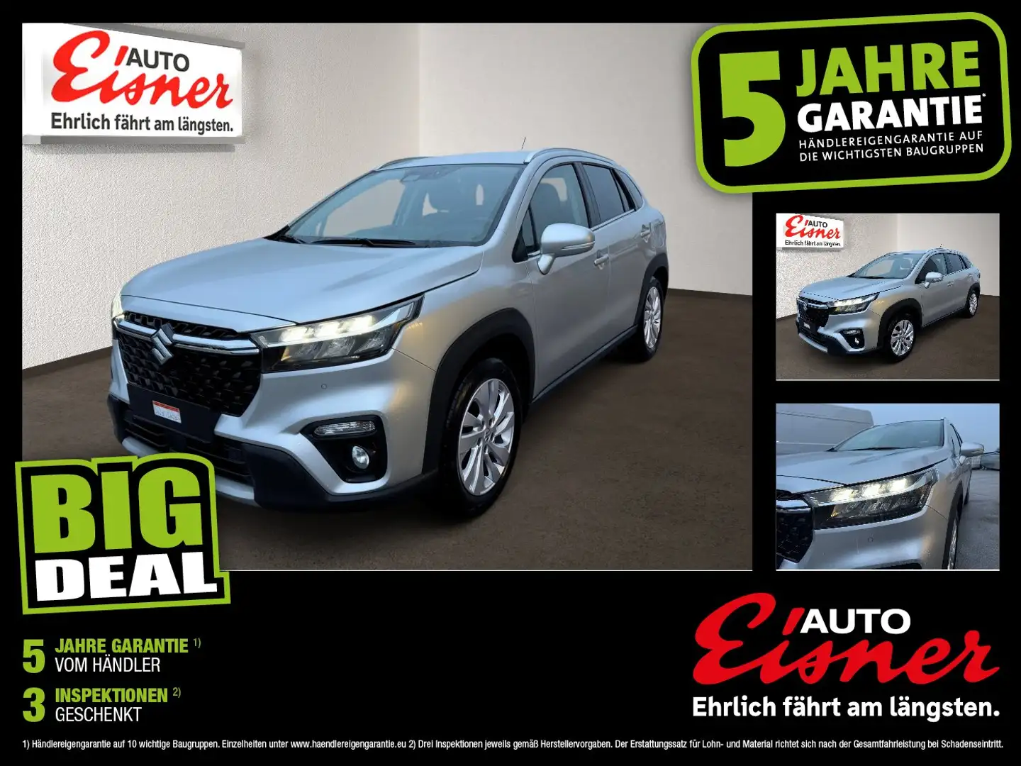 Suzuki S-Cross 1,4 GL+ DITC Hybrid ALLGRIP shine Allrad! Silber - 1