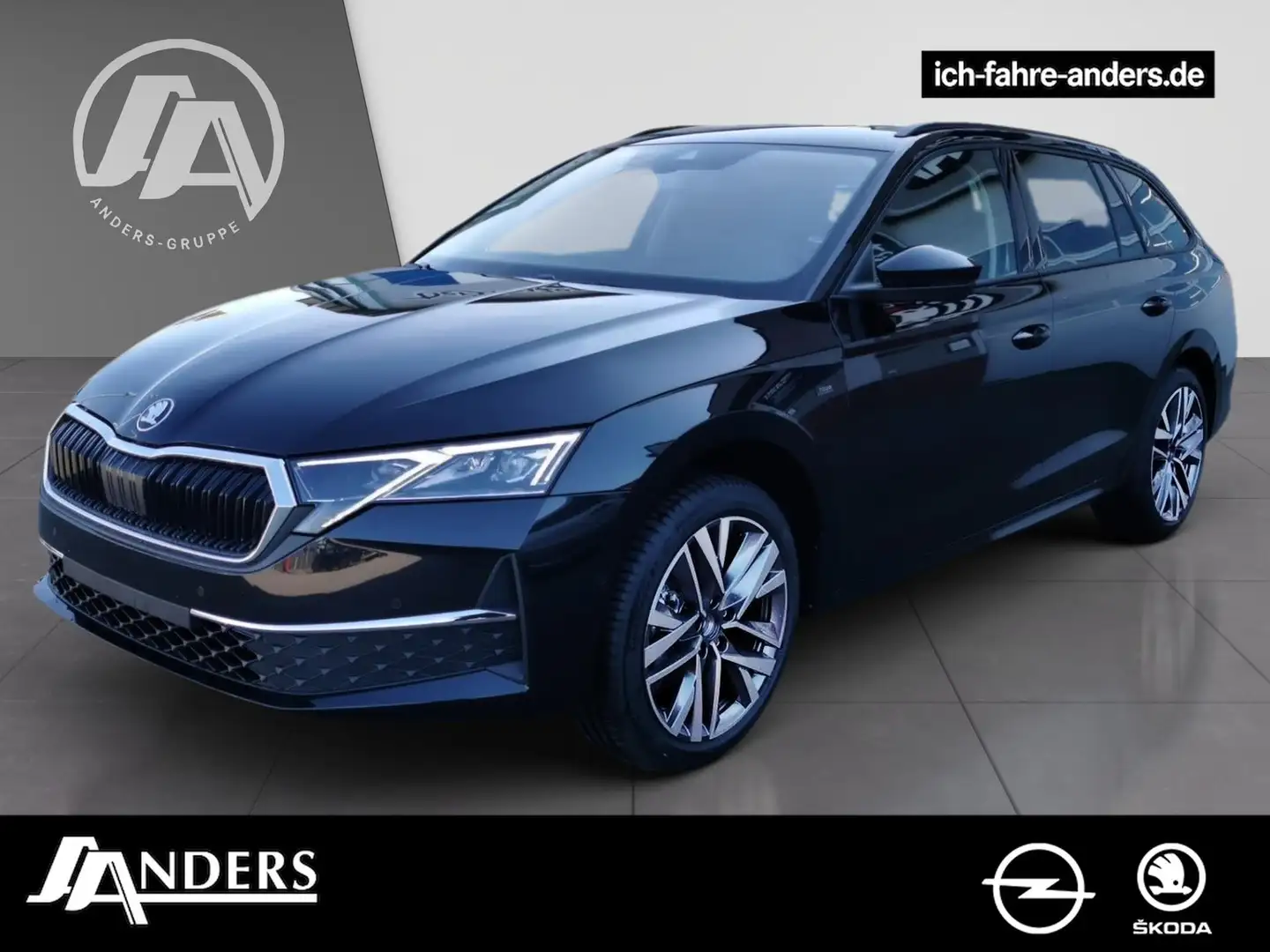 Skoda Octavia Combi Tour 2,0 TDI DSG +AHK+HUD+SHZ+PDC Schwarz - 1