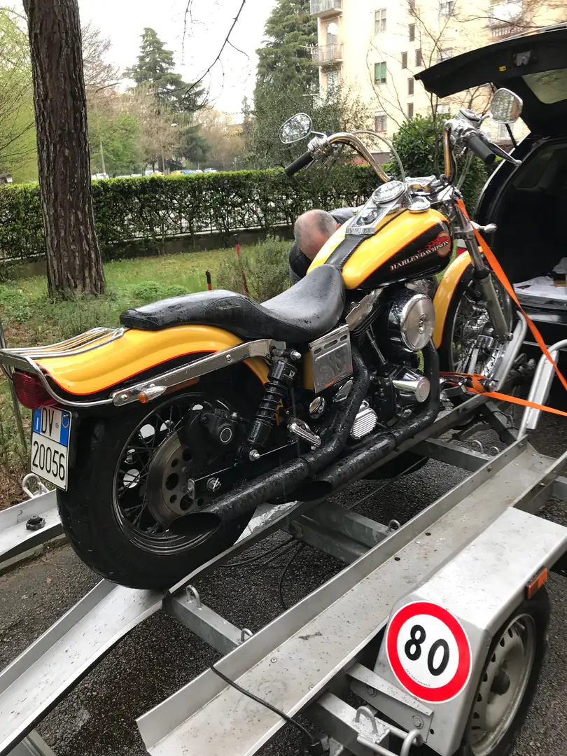 Harley-Davidson Dyna Wide Glide Żółty - 2