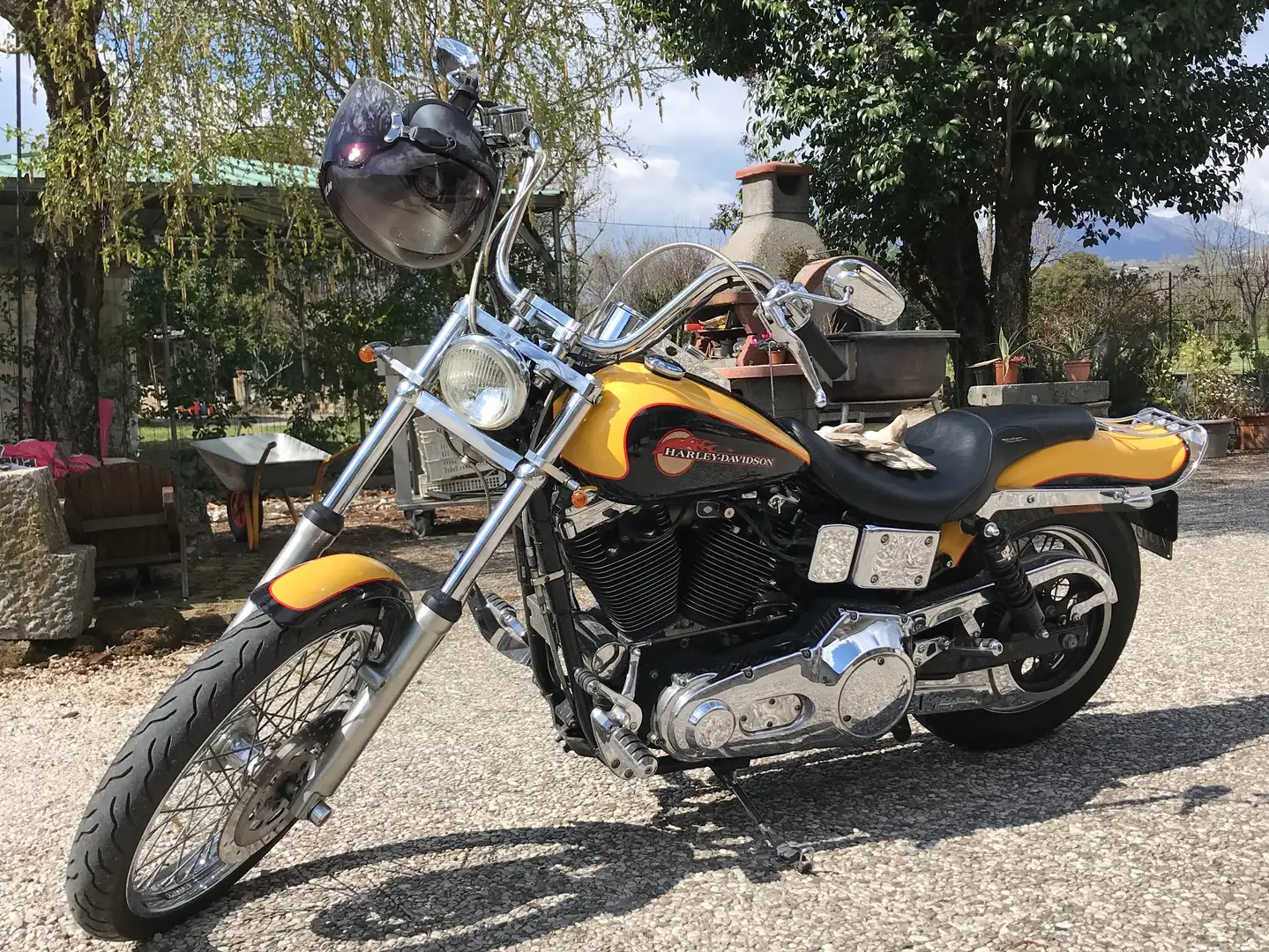 Harley-Davidson Dyna Wide Glide Sárga - 1