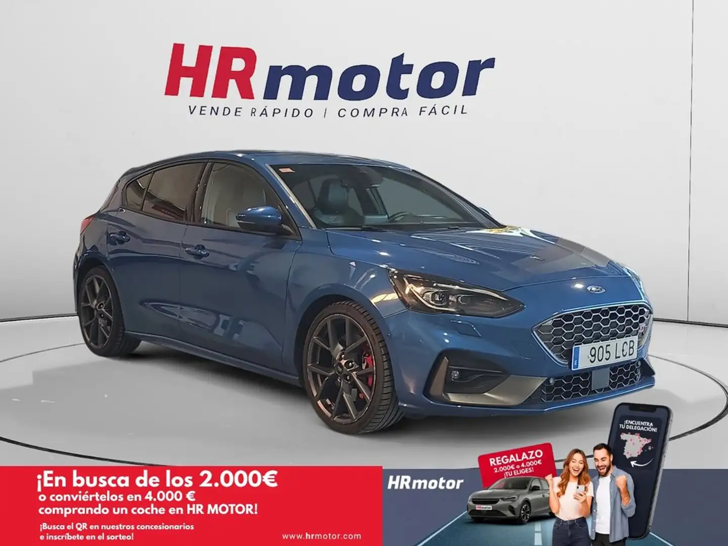 Ford Focus ST Bleu - 1