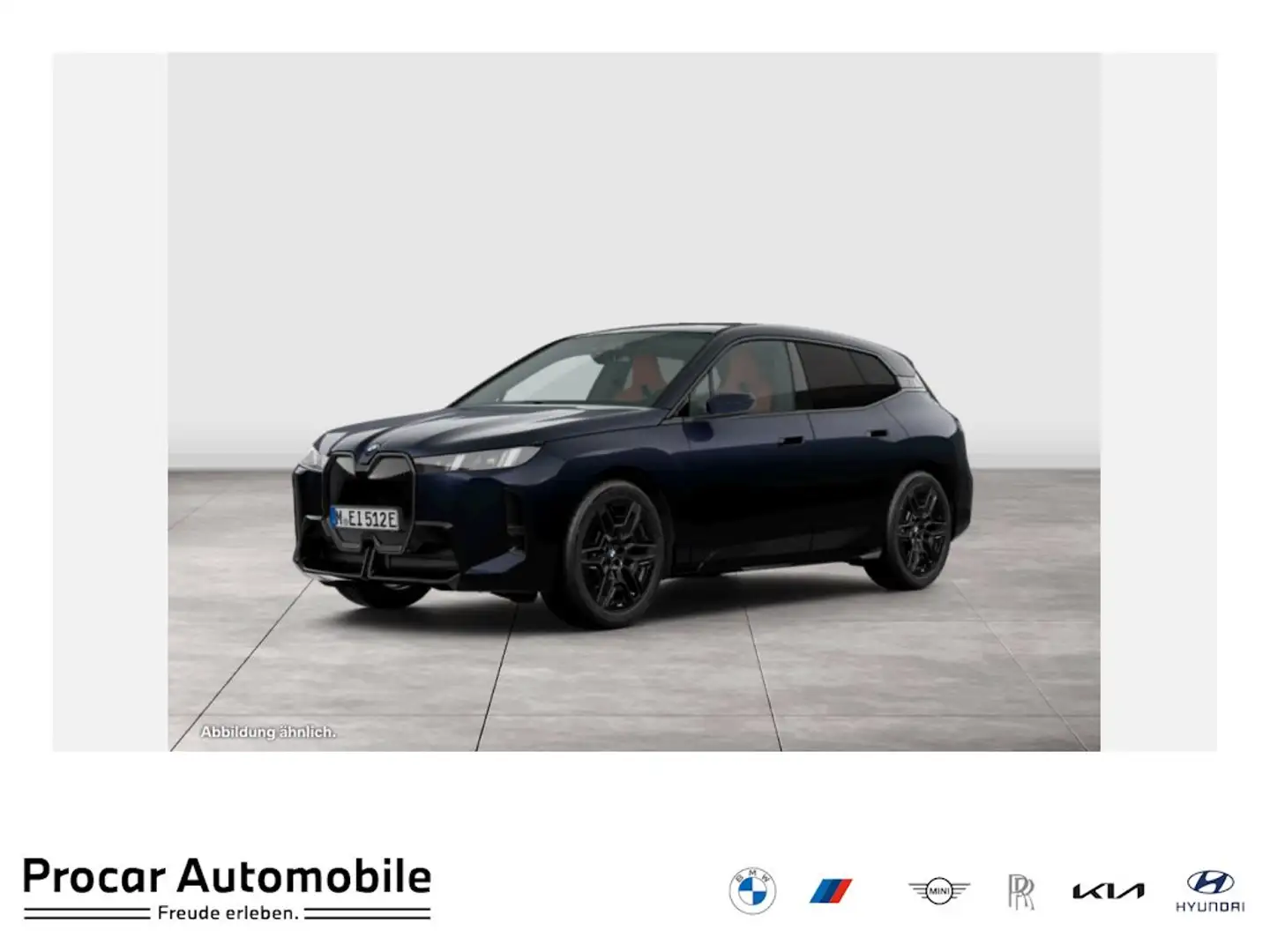 BMW iX xDrive60 M Sport ACC Autobahn Luft AHK Noir - 1