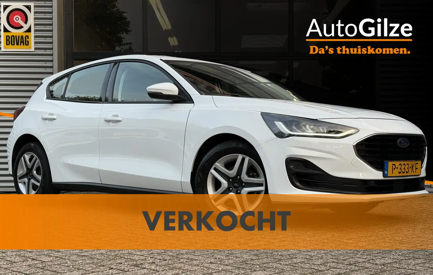 Ford Focus 1.0 EcoBoost Hybrid Connected l LED l Navigatie l Wit - 1