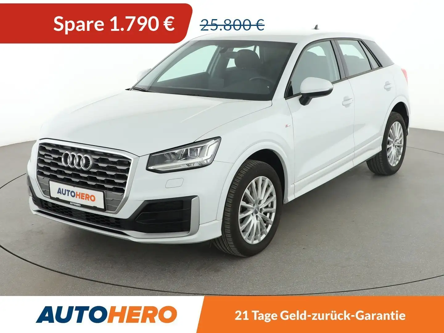 Audi Q2 40 TFSI quattro Design Aut.*NAVI*CAM*PDC* Weiß - 1