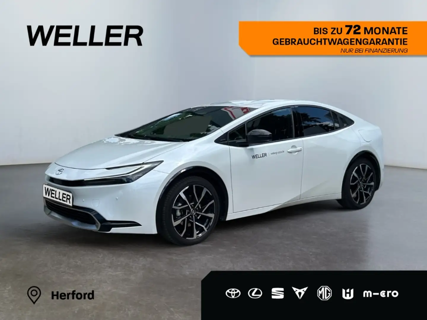 Toyota Prius Plug-in Hybrid Executive +Perl. *8-Fach* Blanc - 1