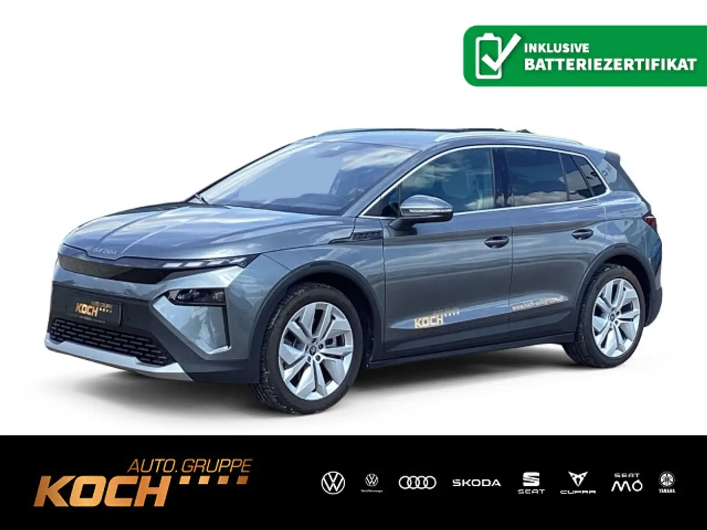 Skoda 85*NAVI*MATRIX-LED*WÄRMEPUMPE*360°KAM*AHK* Šedá - 1