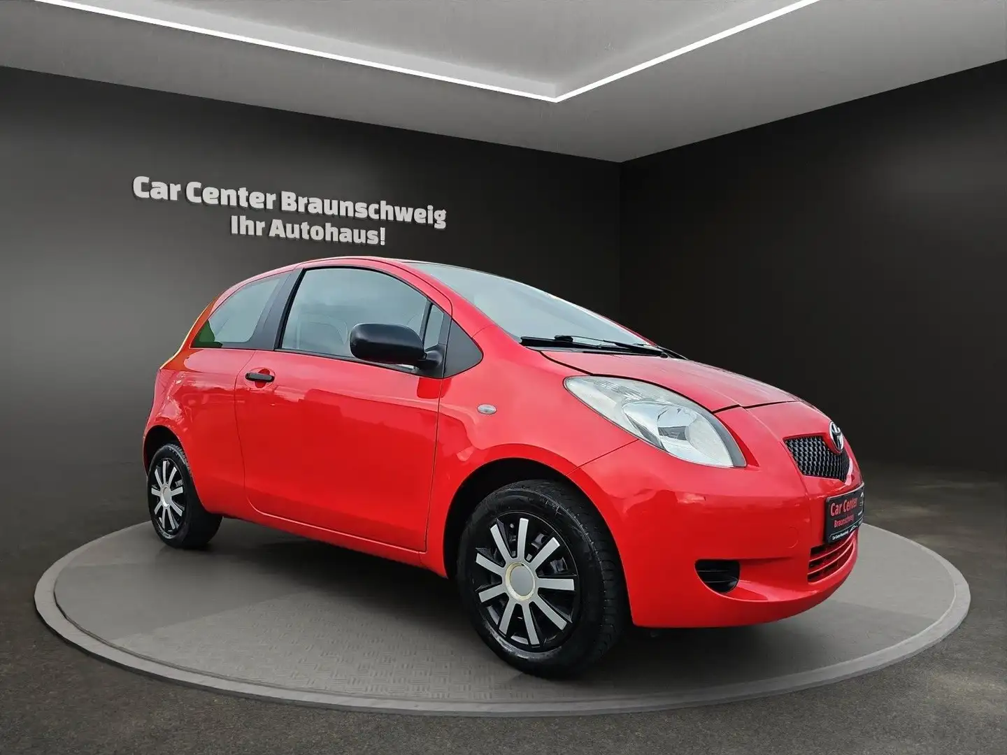 Toyota Yaris 1,0-l-VVT-i Cool+TÜV+Klima Rojo - 2