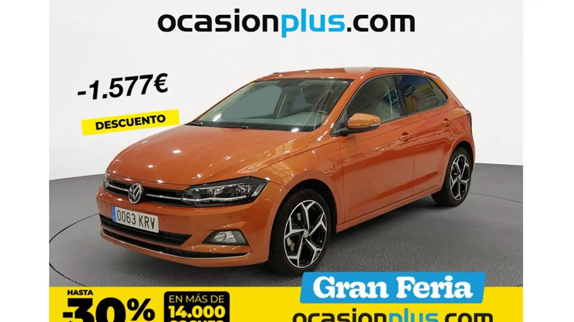 Volkswagen Polo 1.0 TSI Sport DSG 85kW Naranja - 1