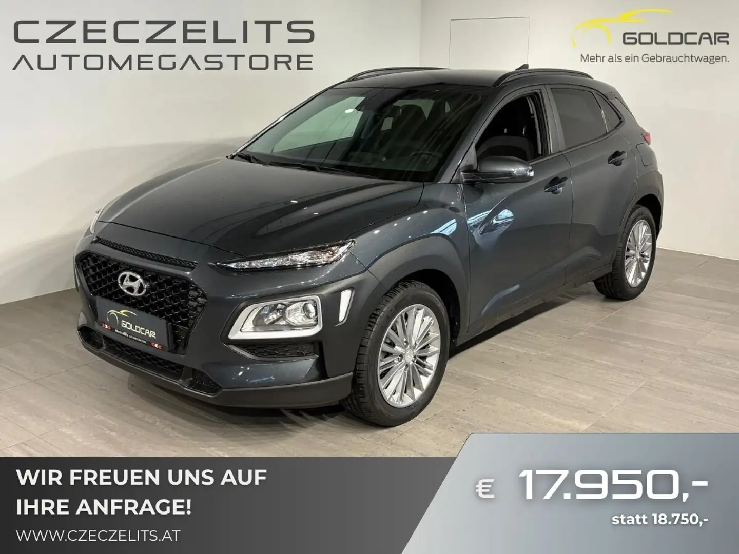 Hyundai KONA Kona 1,6 CRDi 4WD Level 3 Plus DCT Aut. Grau - 1