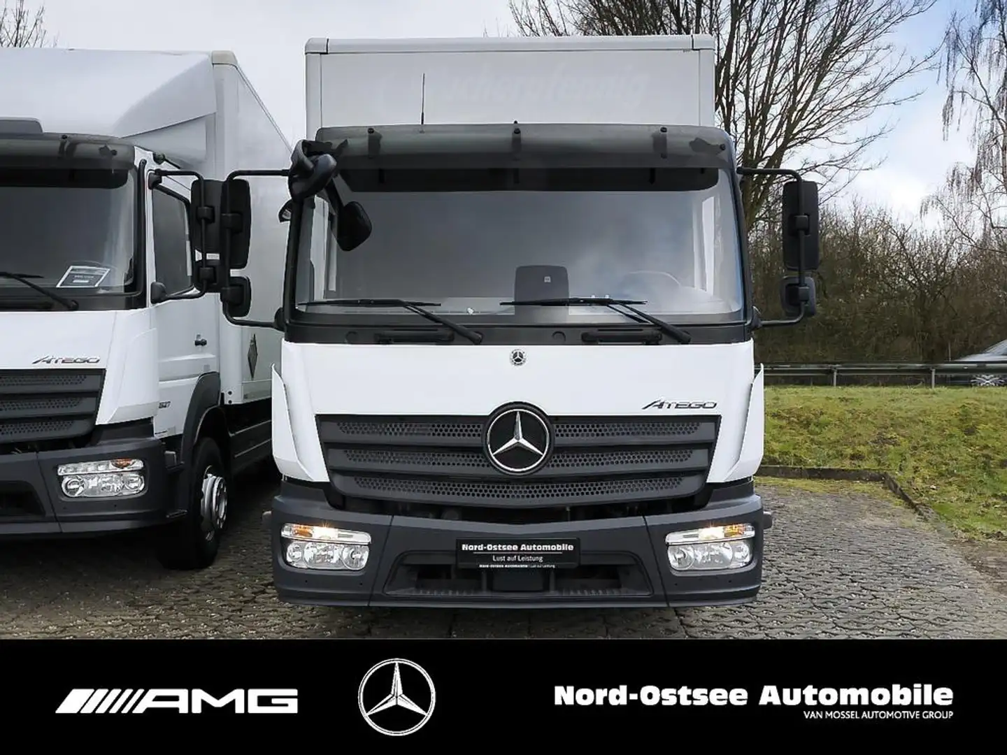Mercedes-Benz Atego 818 / 821 L Koffer LBW 2x AHK 3 Sitze Wit - 2