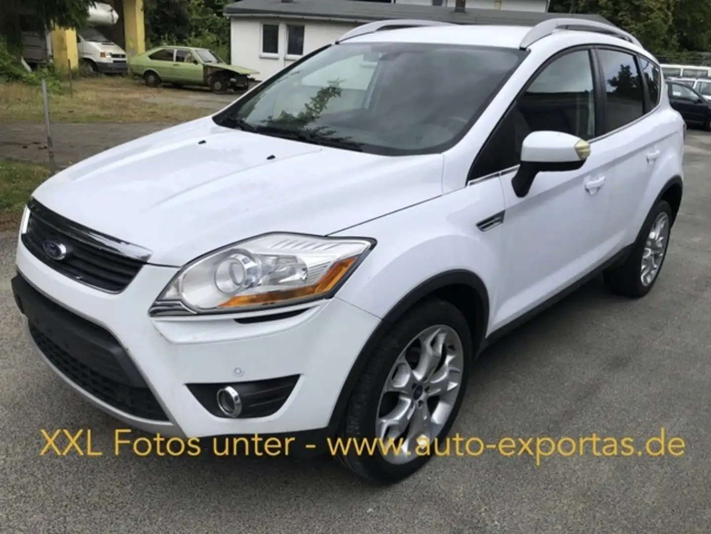Ford Kuga 2.0 TDCi 4x4 Autom. Klimatronic,Leder,Alu, Blanc - 1