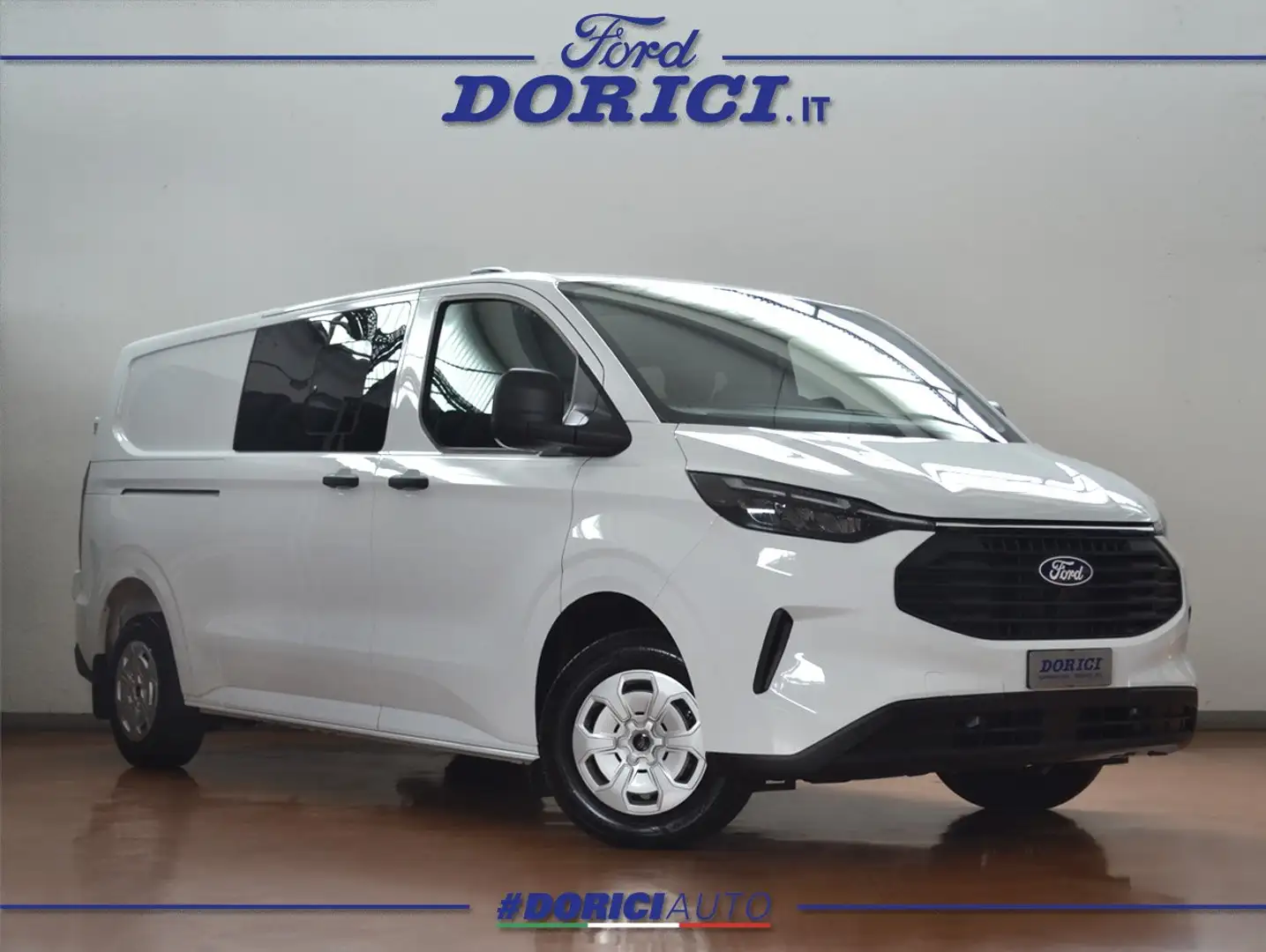 Ford Transit Custom DC L2 320 2.0 Ecoblue 136 CV M6 Trend + IVA Blanc - 1