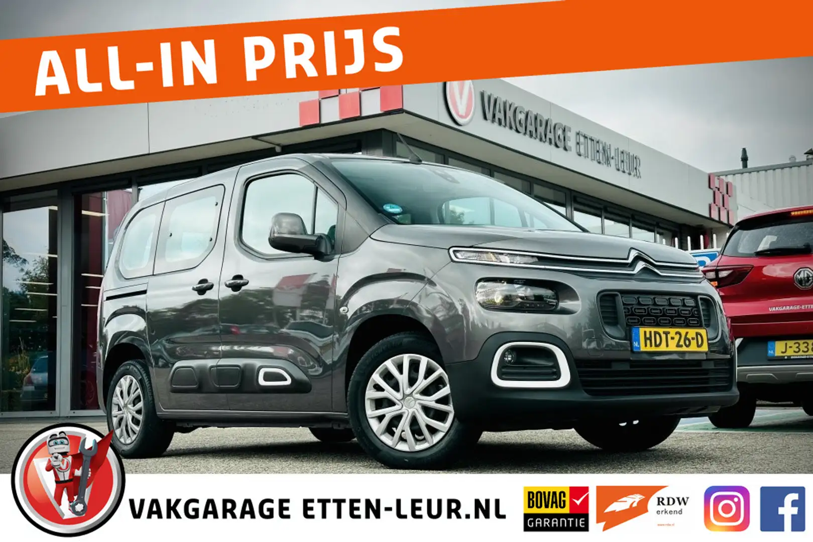Citroen Berlingo 1.2 110PK Live | TREKHAAK | AIRCO | CRUISE Gris - 1