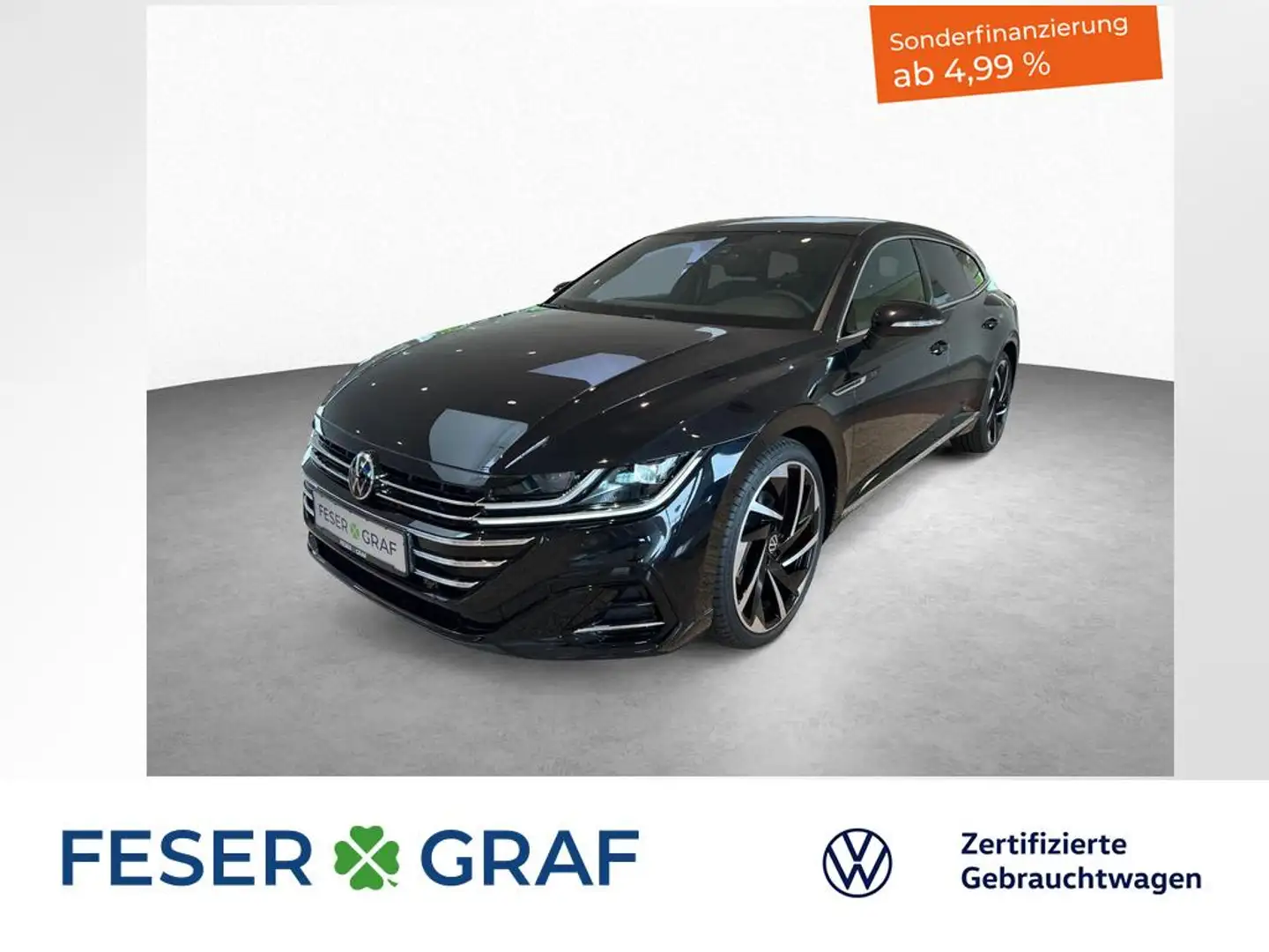 Volkswagen Arteon SHOOTING BRAKE R-LINE 2.0TSI 7-DSG DCC 20NASHVILLE Schwarz - 1