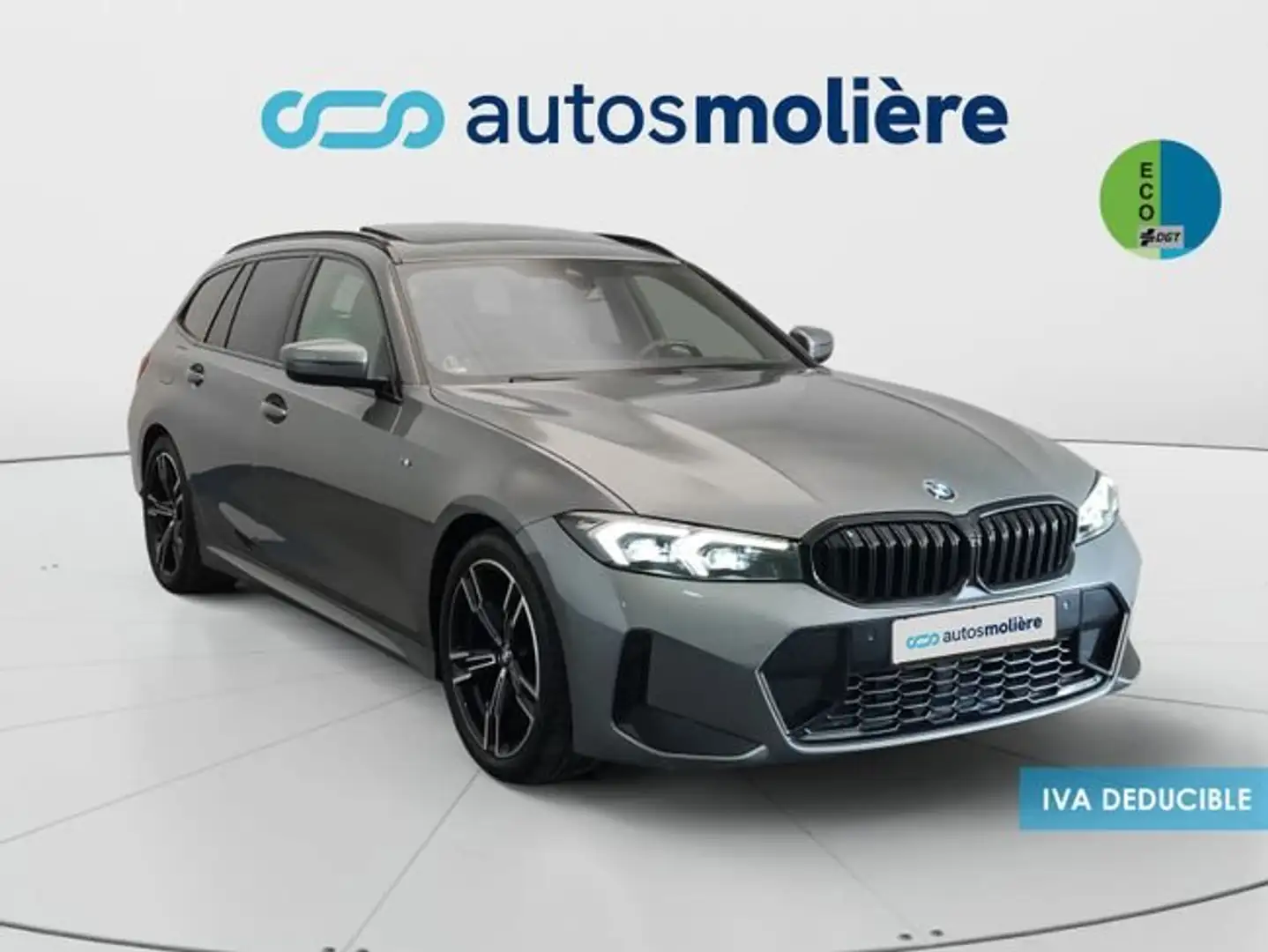 BMW 318 318dA Touring Gris - 2