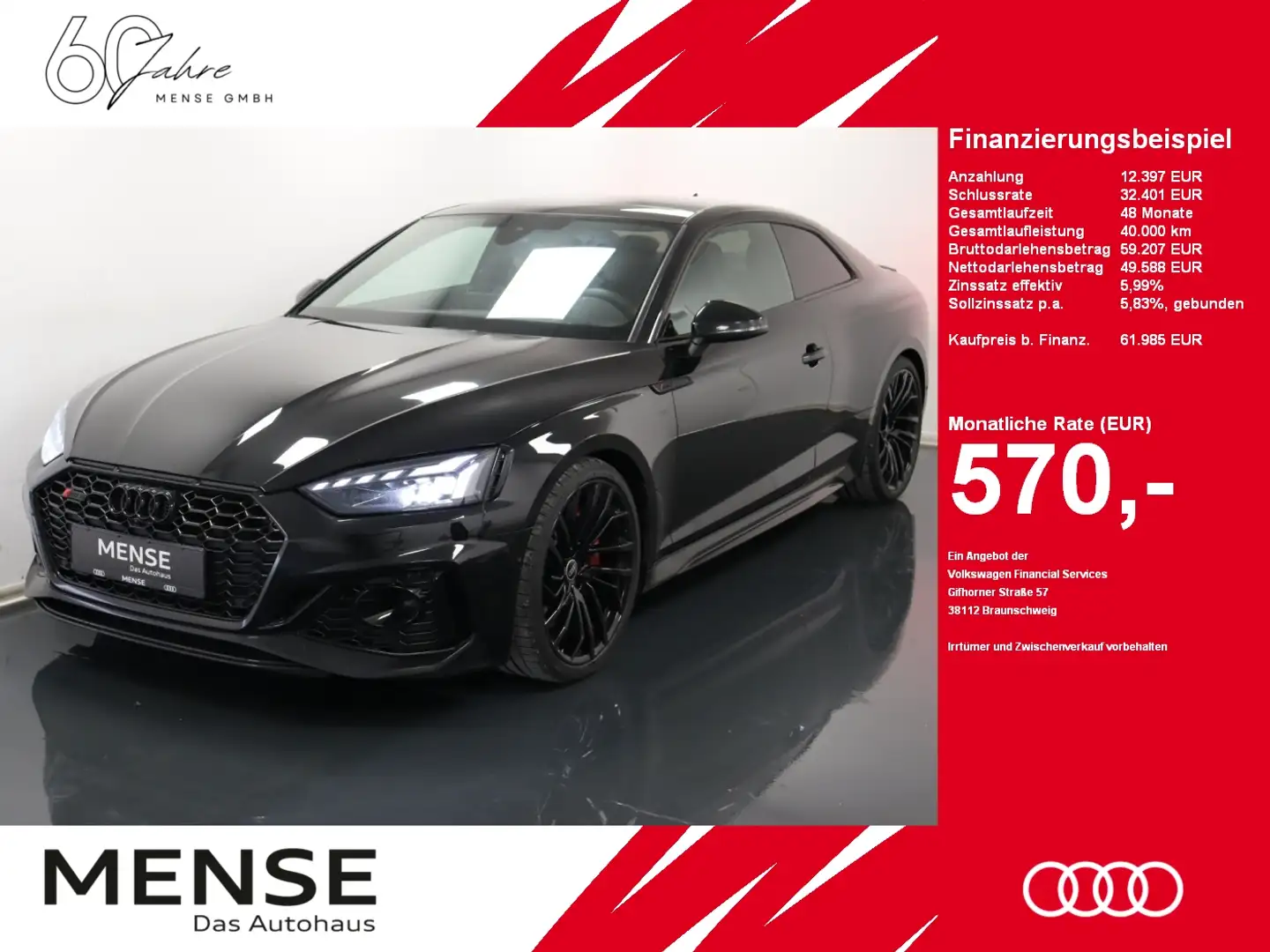 Audi RS5 RS 5 Coupé 2.9 TFSI Quattro tiptronic |Matrix|LM Negru - 1