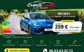 MG 3 1.5l Hybrid 195cv luxury