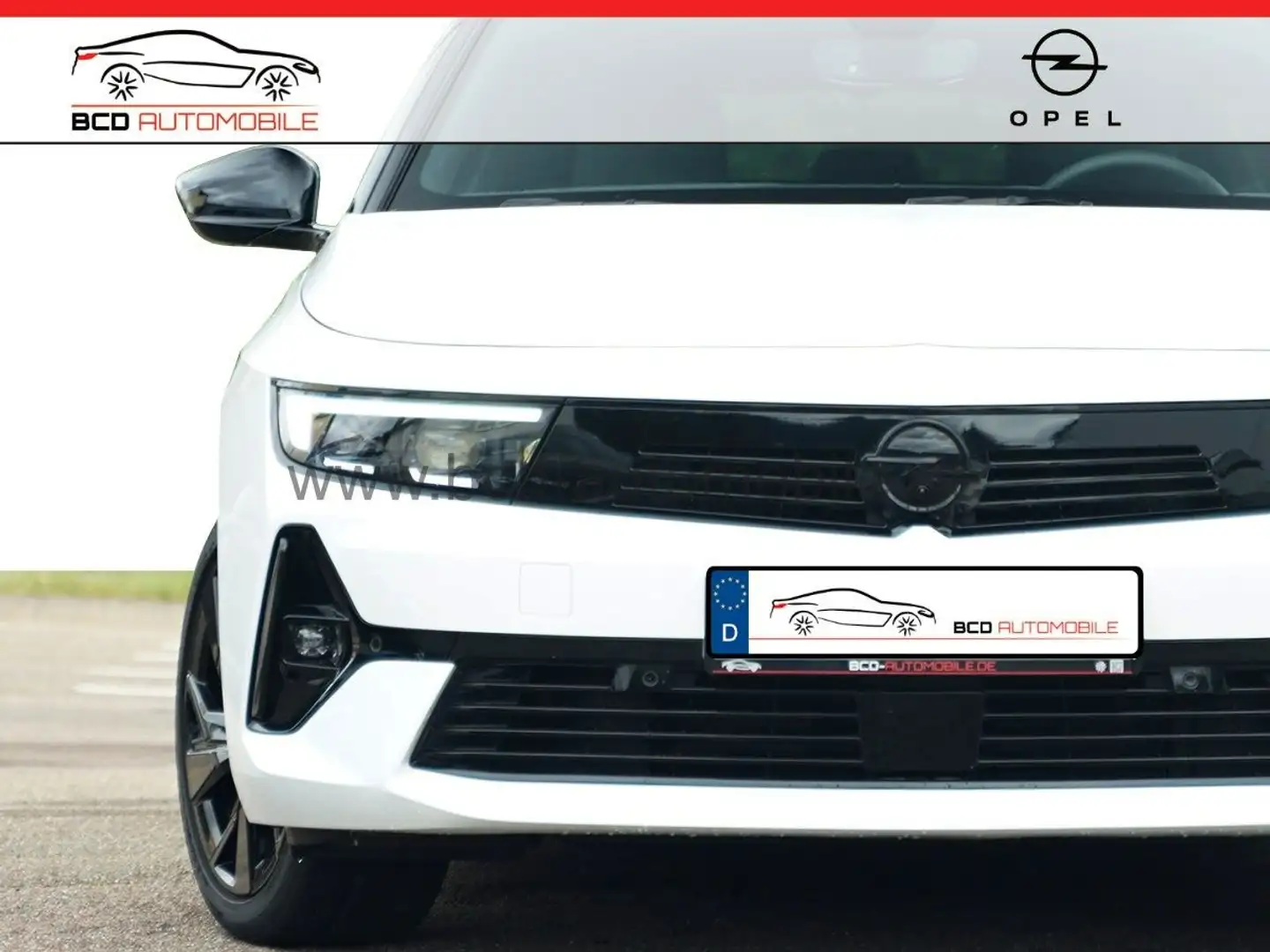 Opel Astra 1.2 Turbo 96kW *AHK*GS*LED*APPLE*360°*NAVI Weiß - 1
