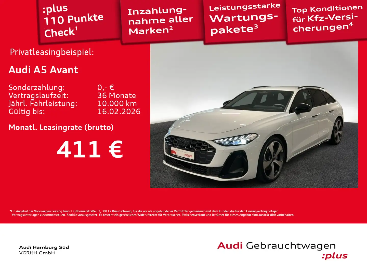 Audi A5 TFSI S tronic 2xS LINE/LM20/LED-PLUS Weiß - 1
