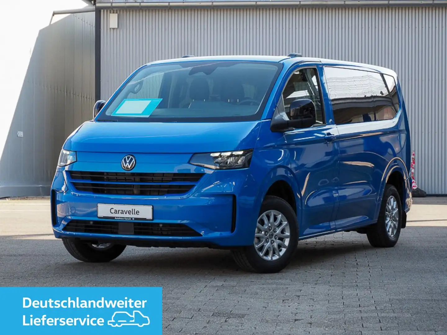 Volkswagen T7 Caravelle e-Caravelle Life Motor BEV 160 kW Navi LED Klima Niebieski - 1