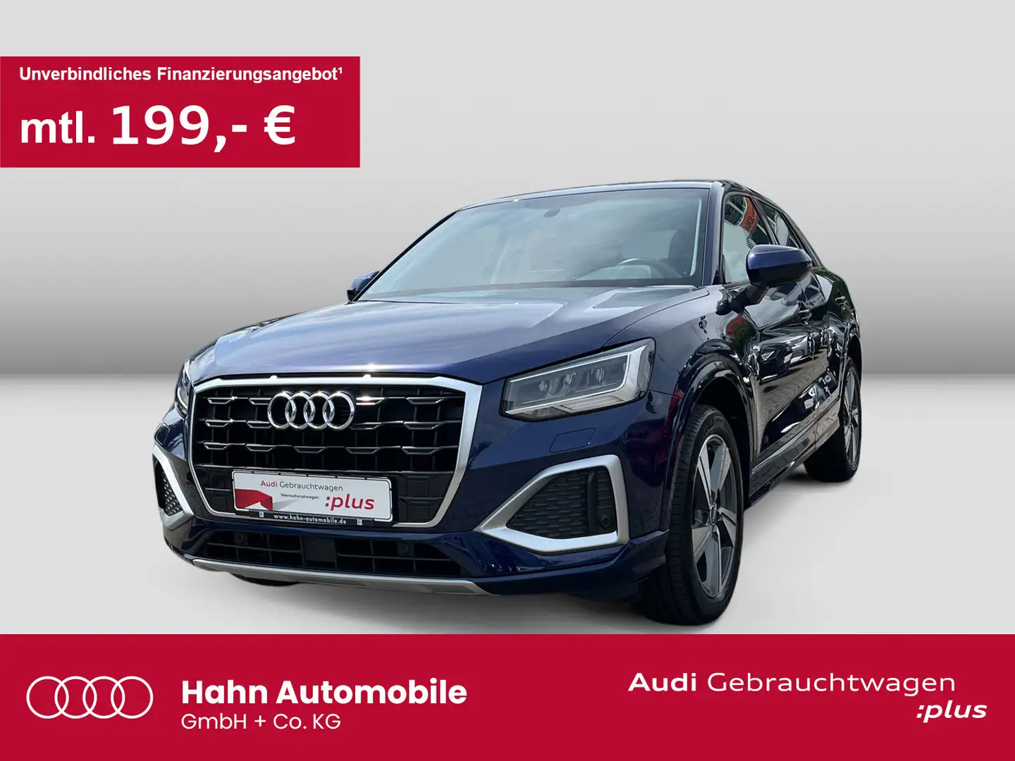 Audi Q2 30 TFSI 6-Gang advanced Smartphone Vor-AHK Blauw - 1