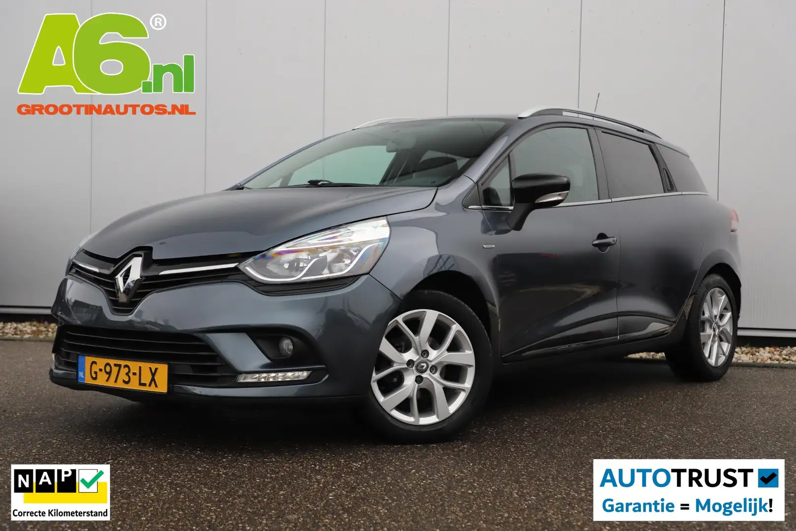 Renault Clio Estate 0.9 TCe Limited Carplay Android Navigatie A Gris - 1