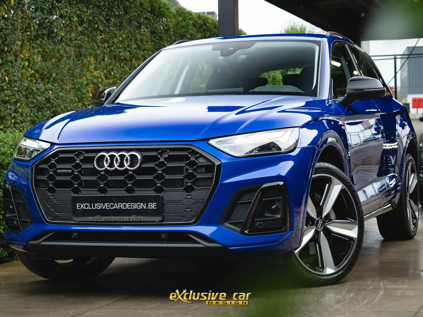 Audi Q5 50 TFSIe quattro S tronic S line/LED/ACC/Leder Niebieski - 1