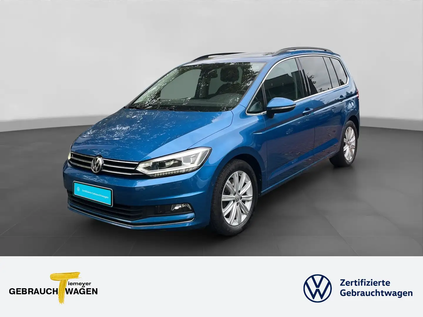 Volkswagen Touran 2.0 TDI DSG HIGHLINE AHK PANO 7S STHZG Bleu - 1