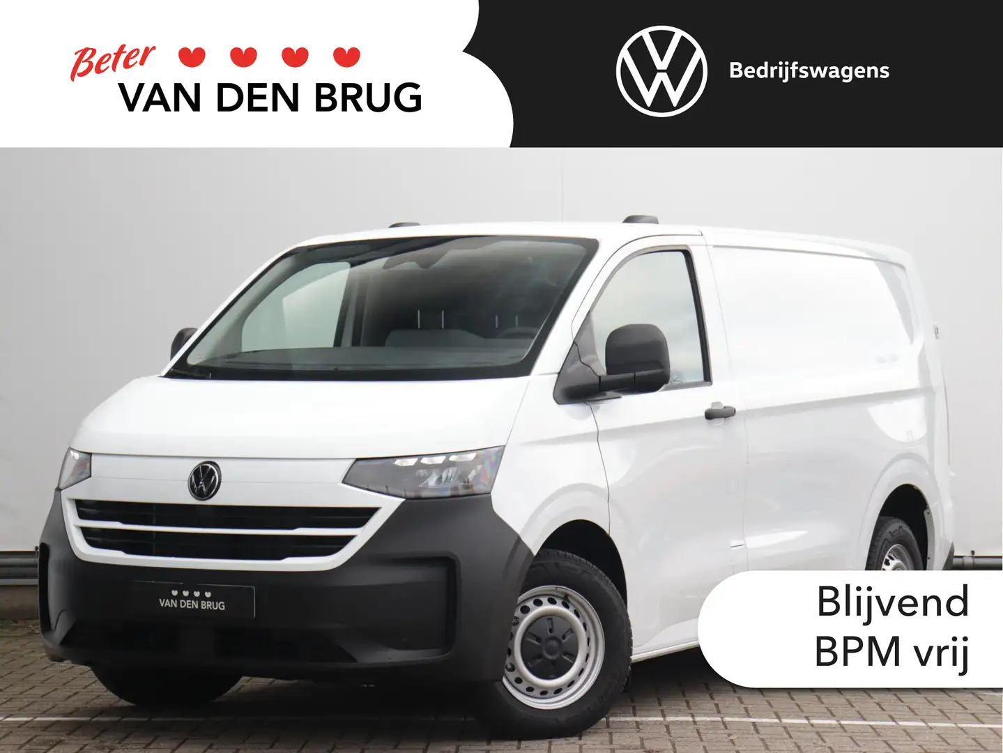 Volkswagen Transporter 2.0 TDI L1H1 28 4MOTION | BPM-vrij | 170pk automaa Wit - 1