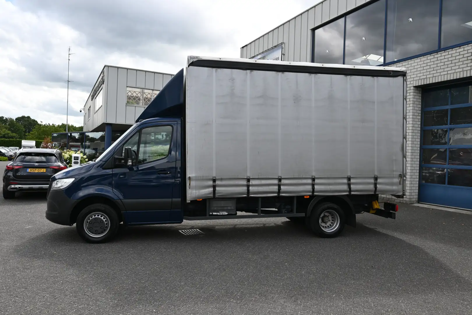 Mercedes-Benz Sprinter 516 CDI MBUX navigatie, Geveerde stoel Schuifzeil Blauw - 2