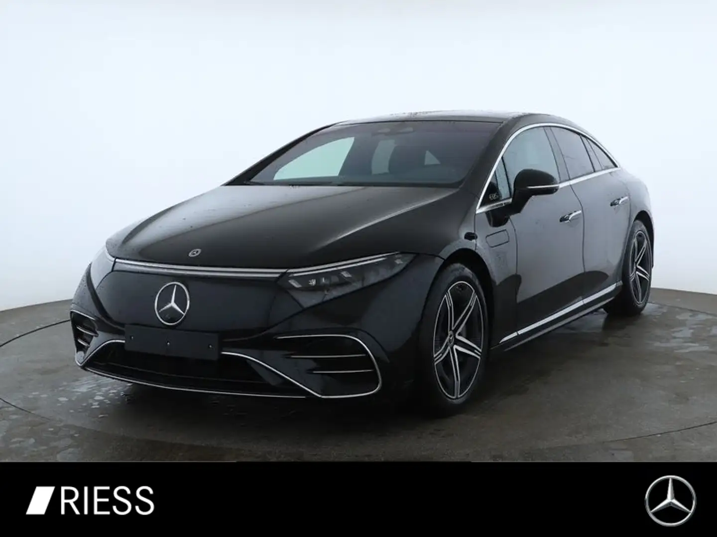 Mercedes-Benz EQS 580 4MATIC AMG Sport HYPER Distr Pano Sitzkl Zwart - 1