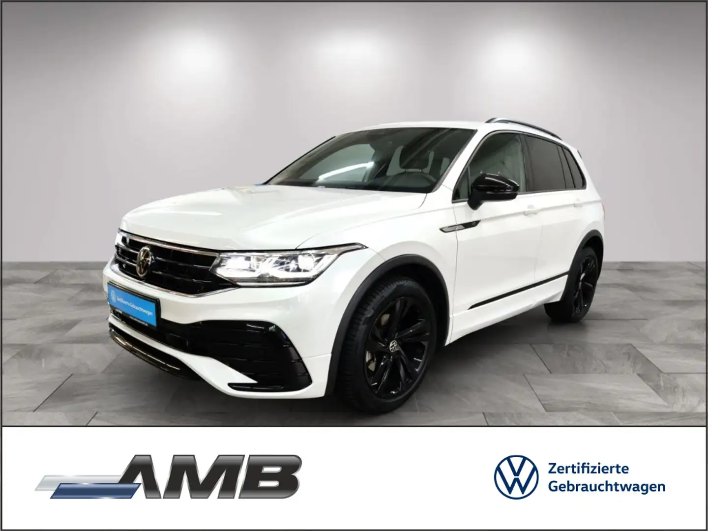 Volkswagen Tiguan R-Line Black Style 1.5 TSI DSG/AHK/Cargo Weiß - 1