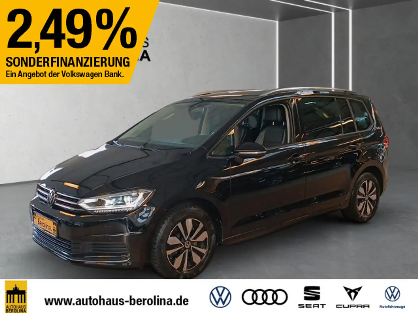 Volkswagen Touran 1.5 TSI Goal DSG *7-Sitzer*AHK*IQ.LIGHT* Schwarz - 2