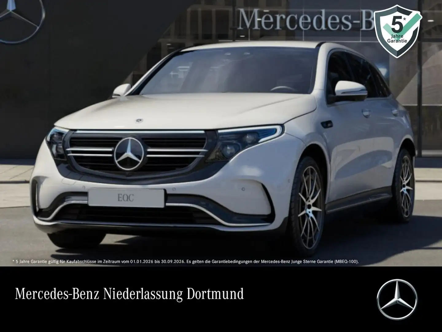 Mercedes-Benz EQC 400 4M AMG+360+AHK+MULTIBEAM+TOTW+KEYLESS Blanc - 1