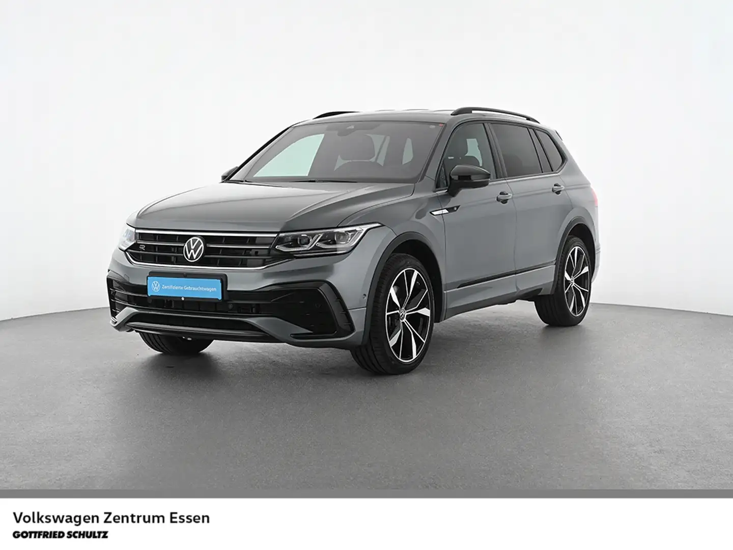 Volkswagen Tiguan Allspace R-Line TSI DSG 4Motion AHK Stdhzg 20 Leder Grau - 1