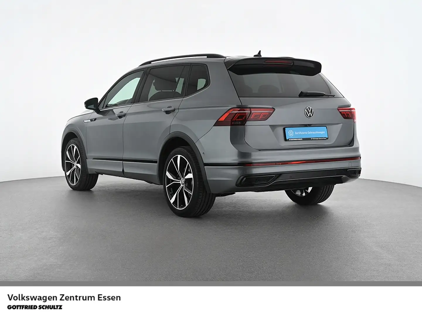 Volkswagen Tiguan Allspace R-Line TSI DSG 4Motion AHK Stdhzg 20 Leder Grau - 2