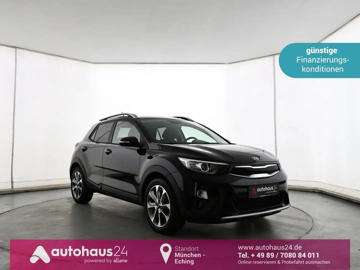 Kia Stonic 1.0 T-GDI Vision ParkPilot|Sitzheiz.|App. Schwarz - 1