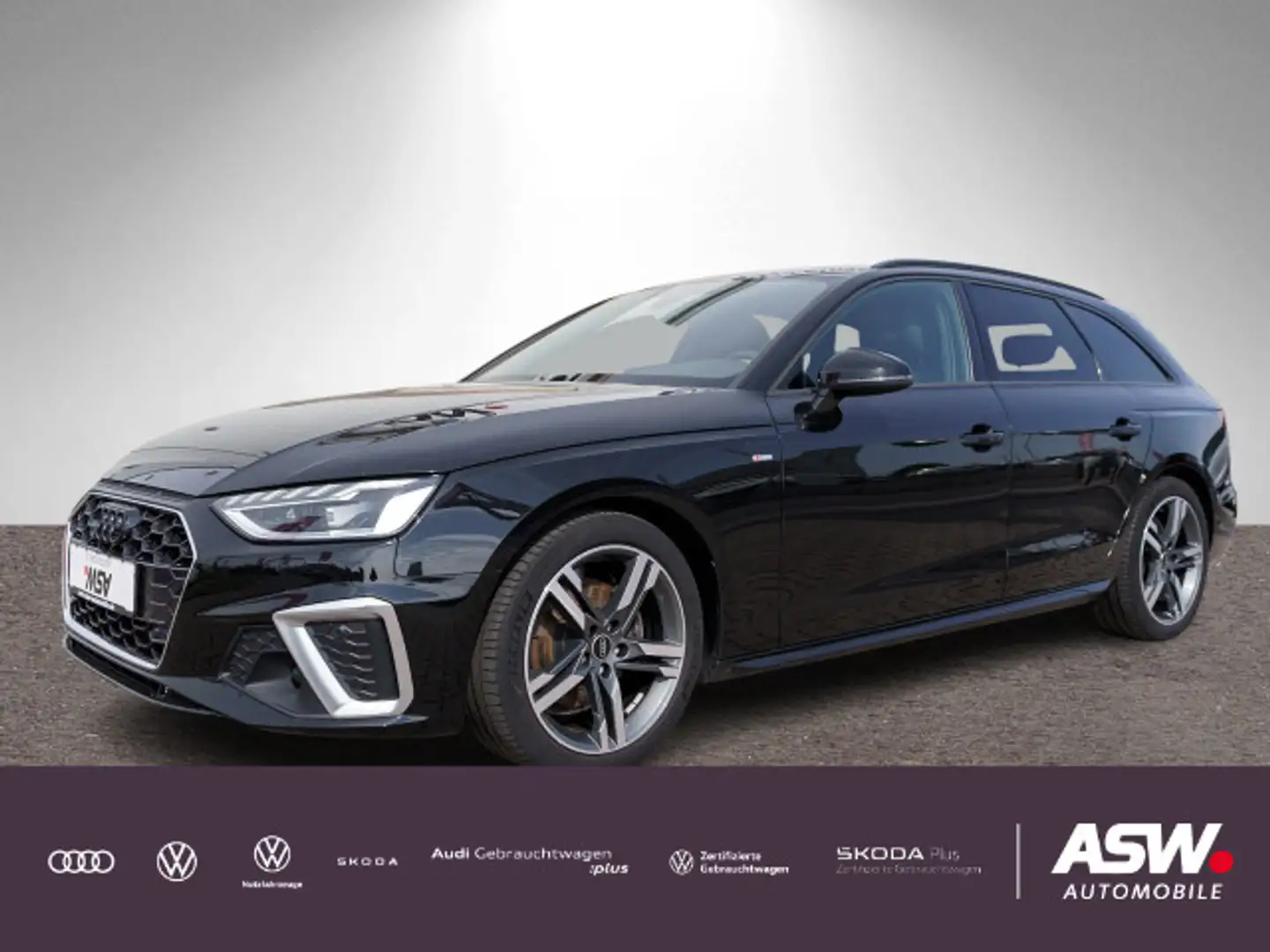 Audi A4 S line 30TDI Stronic LED Navi  B&O AHK Noir - 1